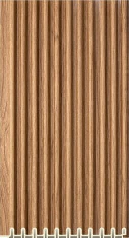 E Gruve WPC-04-E WPC Wooden Louvers 9.5 Ft x 6 Inch