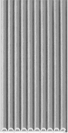 F Gruve WPC-05-F WPC Wooden Louvers 9.5 Ft x 6 Inch