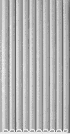 G ruve WPC-05-G WPC Wooden Louvers 9.5 Ft x 6 Inch