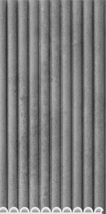 H Gruve WPC-05-H WPC Wooden Louvers 9.5 Ft x 6 Inch