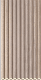 I Gruve WPC-05-I WPC Wooden Louvers 9.5 Ft x 6 Inch