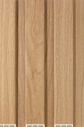 C Gruve WPC-07-C WPC Wooden Louvers 9.5 Ft x 8 Inch