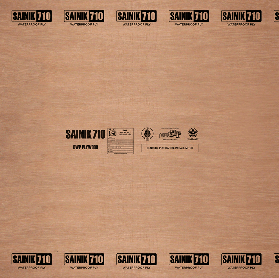 Century Ply Sainik 710 8 ft x 4 ft BWP Grade Plywood - 19mm (10 Years Warranty)