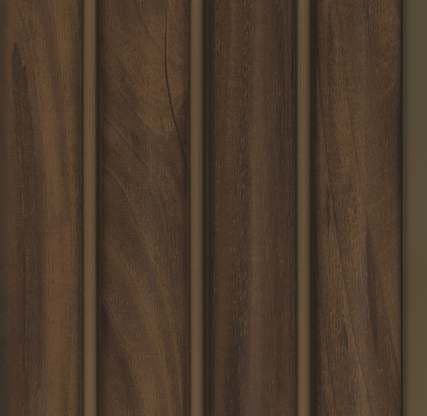 WL-1624 Brown Color Wooden PVC Louvers 9.5 Ft x 5 Inch