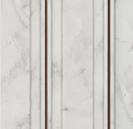 WL-1626 White Color Marble & Stone PVC Louvers 8 Ft x 5 Inch