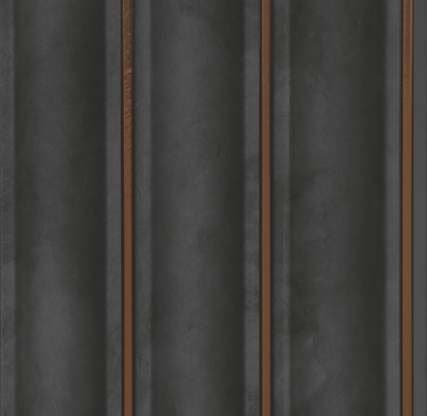 WL-1640 Black Color Marble & Stone PVC Louvers 8 Ft x 5 Inch