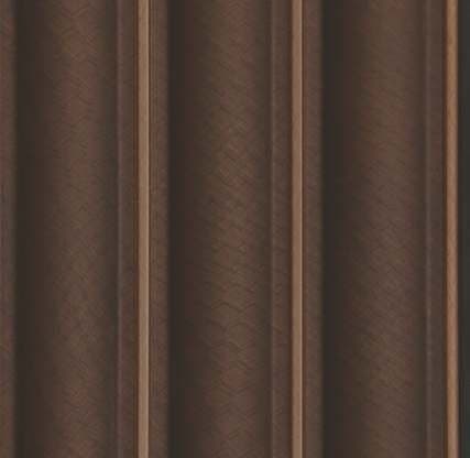 WL-1643 Brown Color Wooden PVC Louvers 9.5 Ft x 5 Inch
