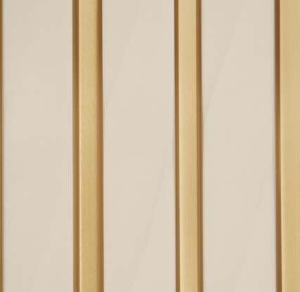 WL-1645 White Color Marble & Stone PVC Louvers 8 Ft x 5 Inch