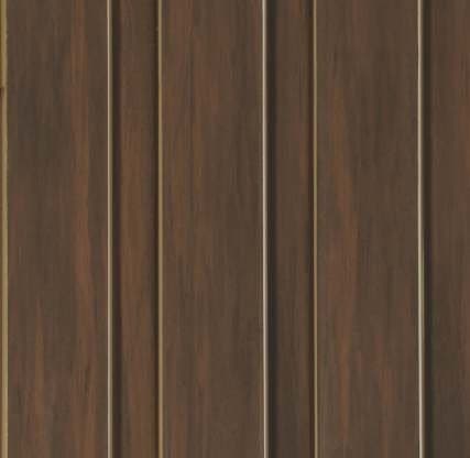 WL-1650 Brown Color Wooden PVC Louvers 9.5 Ft x 5 Inch