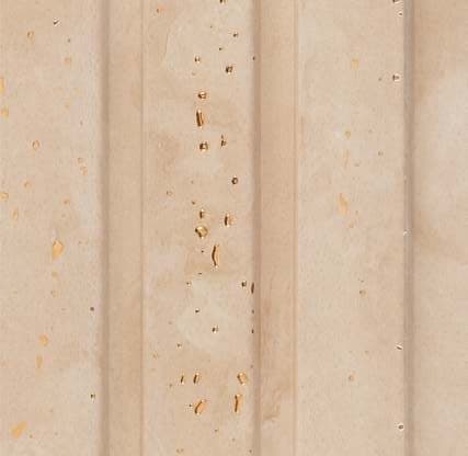 WL-1657 Cream Color Marble & Stone PVC Louvers 9.5 Ft x 5 Inch