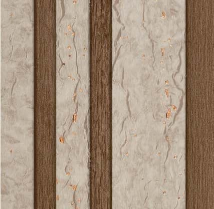 WL-2715 White Color Marble & Stone PVC Louvers 9.5 Ft x 5 Inch