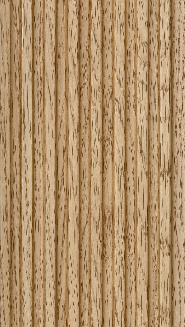 WL-3486 Brown Color Wooden PVC Louvers 9.5 Ft x 5 Inch