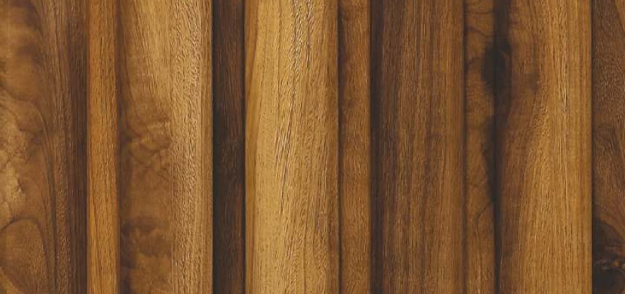 WL-4610 Brown Color Wooden Charcoal Louvers 9.5 Ft x 8 Inch