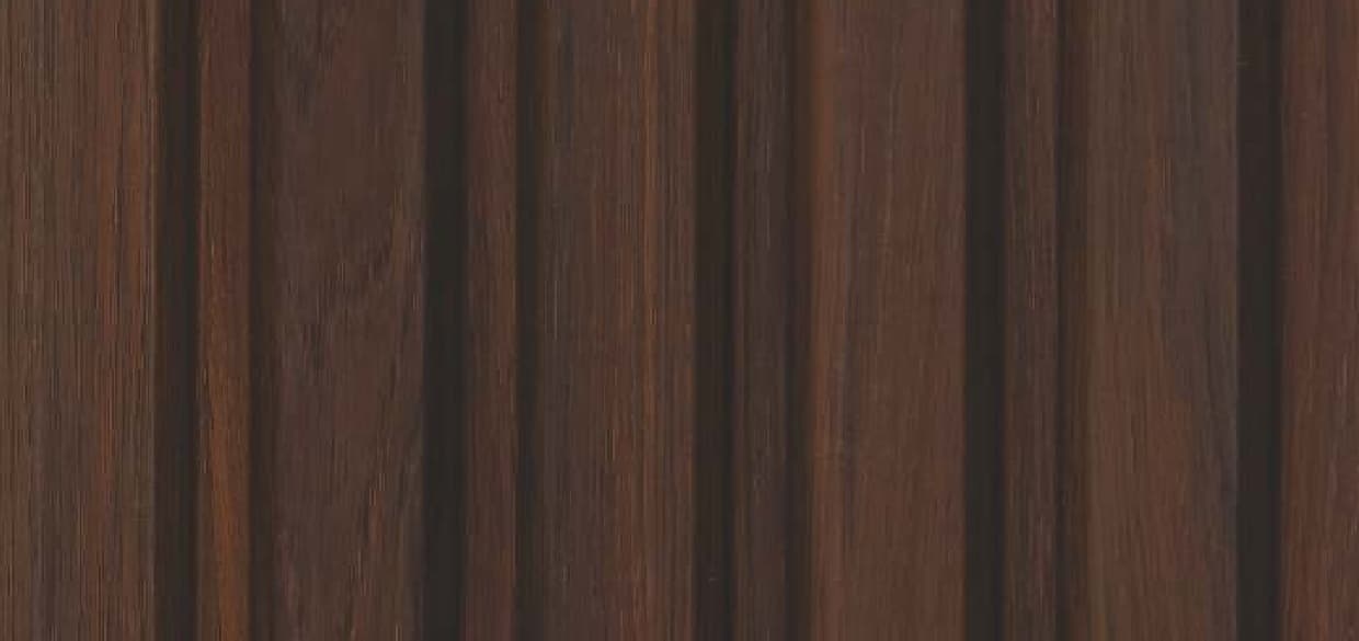 WL-4611 Brown Color Wooden Charcoal Louvers 9.5 Ft x 8 Inch
