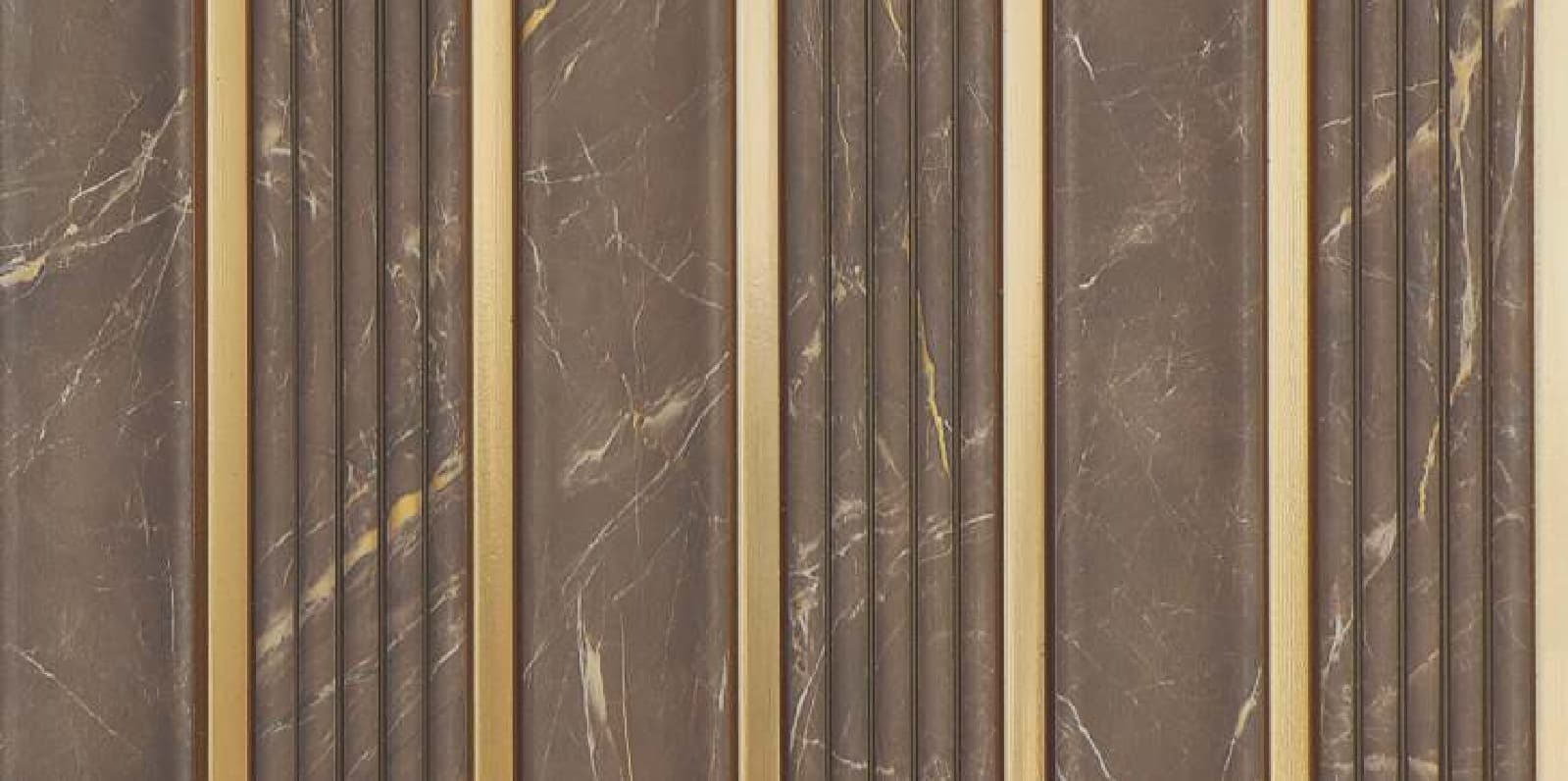 WL-4702 Grey Color Marble & Stone Charcoal Louvers 9.5 Ft x 10 Inch