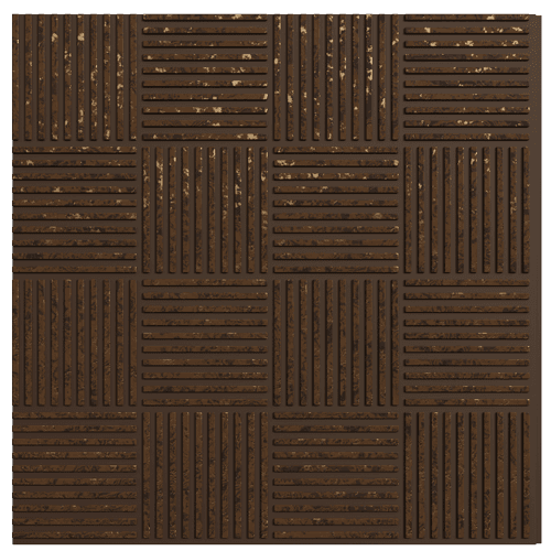 1202 Shadow Box Geometric Look 8 Ft x 1 Ft Sculpt Wall Panels