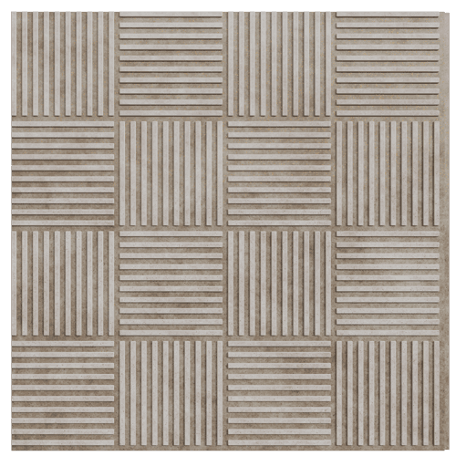 1204 Basket Cross Geometric Look 8 Ft x 1 Ft Sculpt Wall Panels