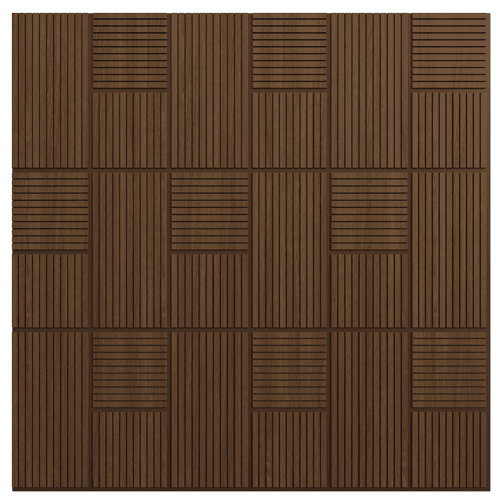 1209 Dark Loom Geometric Look 8 Ft x 1 Ft Sculpt Wall Panels