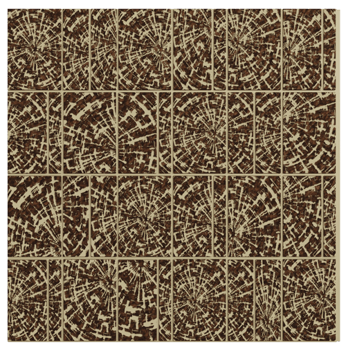 1224 Earth Ring Geometric Look 8 Ft x 1 Ft Sculpt Wall Panels