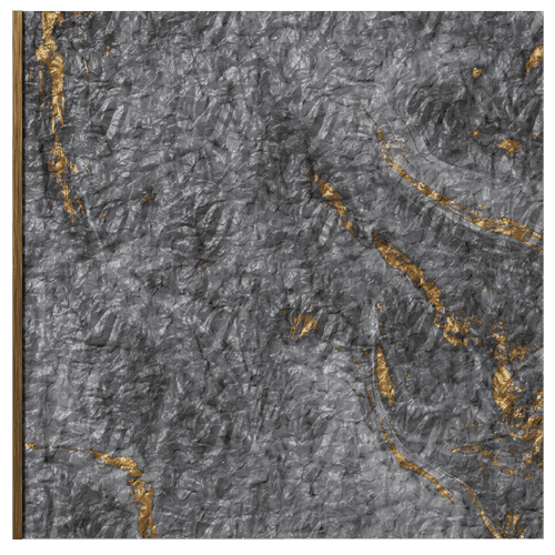 1413 Midnight Suede Marble & Stone Look 8 Ft x 1 Ft Charcoal Wall Panels