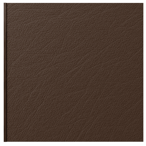 1420 Phantom Hide Leather Look 8 Ft x 1 Ft Charcoal Wall Panels