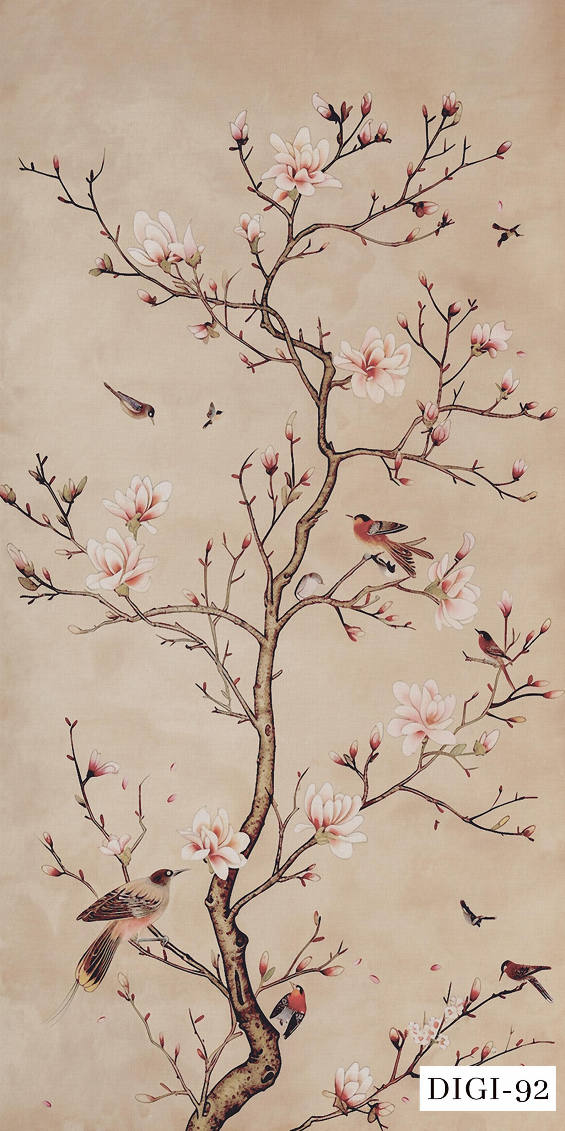 DIGI-92 Blossom Perch Matt Finish Digital Series 8x4 ft 1 mm Decorative Laminates