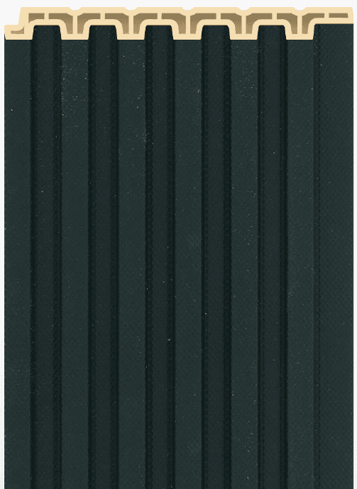 PW-02 -L Emerald Night Solid 9.5 Ft x 5 Inch WPC Louver